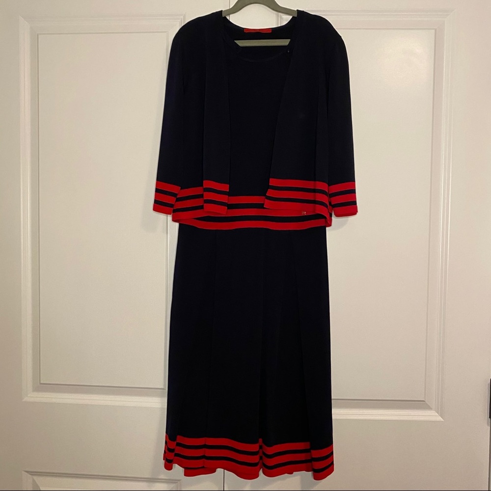 Carolina Herrera Dress + Cardigan (sold as set)